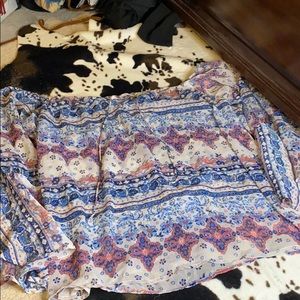 Flowy bell sleeve top